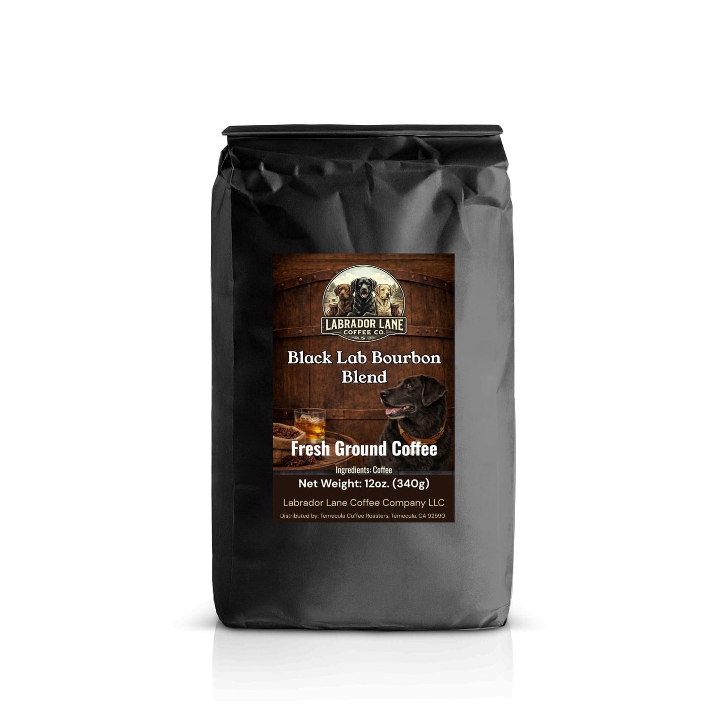 Black Lab Bourbon Blend - Medium Roast Coffee