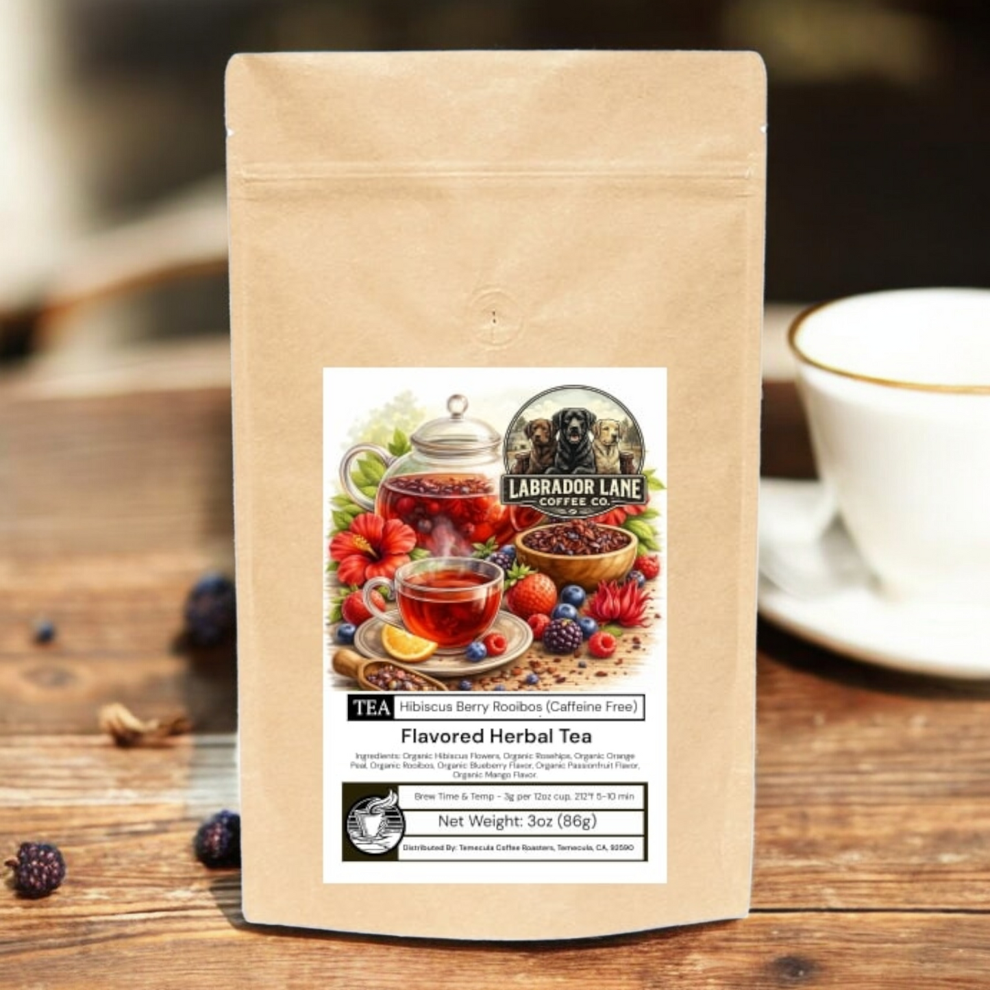 Hibiscus Berry Rooibos (Caffeine Free)