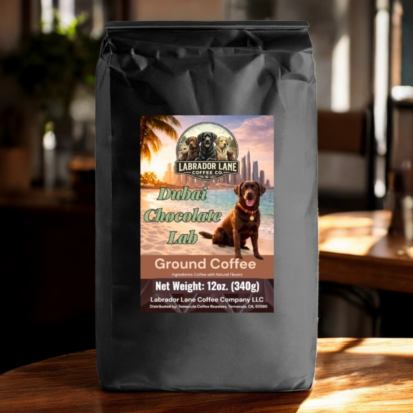 Dubai Chocolate Lab Flavored Coffee